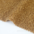 Knit Teddy Fabric 100% Polyester Knitting Boucle Fabric For Garment Manufactory